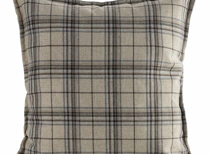 Poszewka na taras 45x45 GARDEN 24B kremowa wodoodporna beżowy wzór kraty