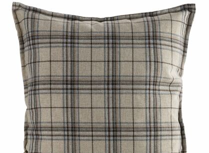 Poszewka na taras 45x45 GARDEN 24B kremowa wodoodporna beżowy wzór kraty