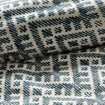 Pościel satynowa 220x200 SPRING 98 granatowa kremowa z nadrukiem etnicznym z kolekcji Classic - 6