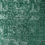 Zasłona gotowa na taśmie 140x270 CYPR welwetowa turkusowa ze srebrnym nadrukiem Design 91 - 2