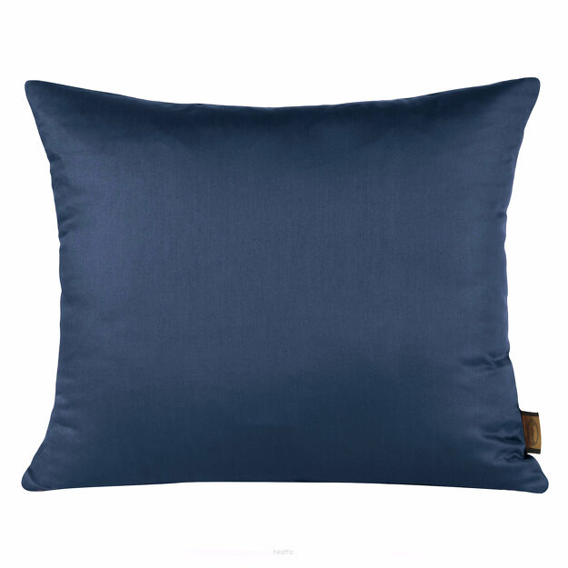 Poszewka satynowa 50x70 NOVA 1 granatowa
