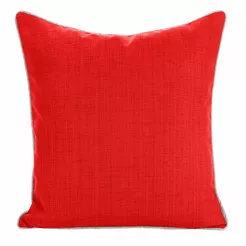 Poszewka jednokolorowa 45x45 GARDEN 3 czerwona na taras wodoodporna