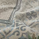 Obrus gobelinowy 140x180 4094 naturalny niebieski gałązka oliwna - 2