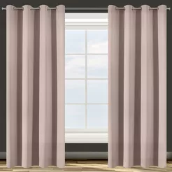 Zasłona na przelotkach 135x250 PARISA zaciemniająca pudrowa jednokolorowa Design 91