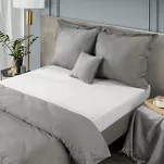 Prześcieradło z bawełny jersey 3 z gumką białe 240x220 - 6