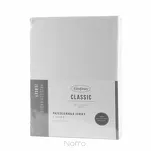 Prześcieradło z bawełny jersey 3 z gumką białe 240x220 - 7