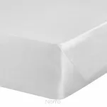 Prześcieradło z bawełny jersey 3 z gumką białe 240x220 - 5