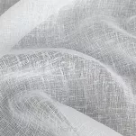 Zasłona na przelotkach 140x250 ANGELICA biała z etaminy z wzorem deszczyku - 5