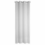 Zasłona na przelotkach 140x250 ANGELICA biała z etaminy z wzorem deszczyku - 9