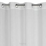 Zasłona na przelotkach 140x250 ANGELICA biała z etaminy z wzorem deszczyku - 3