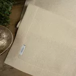 Obrus bawełniany 145x280 STELLA 1 złoty zdobiony kantą z wplecioną nicią złotą - 2