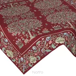 Nakładka gobelinowa 100x100 4077 czerwona wzór drzewka szczęścia - 6