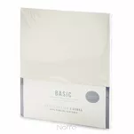Prześcieradło z bawełny renforce z gumką 140x200 kremowe BASIC - 6