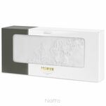 Nakładka 85x85 BARI złamana biel z szeroką listwą i wyhaftowaną koronką na brzegu z kolekcji Premium - 4