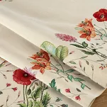 Obrus gobelinowy 140x180 1239 naturalny z wzorem kwiatów polnych - 3