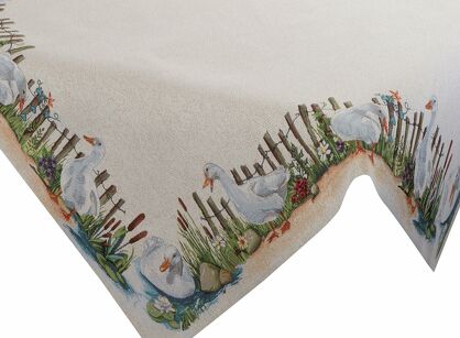 Nakładka wielkanocna 100x100 4097 gobelinowa naturalna zielona gąski