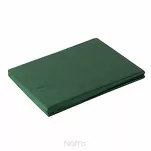 Prześcieradło satyna bawełniana bez gumki NOVA 1 ciemna zieleń 160x210 - 2