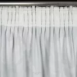 Zasłona na taśmie 140x270 PALMERA zielona z wzorem różowych kwiatów efekt 3D - 12