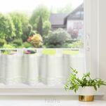 Zazdrostka gotowa na szelkach 150x30 VINCE biała zdobiona koronką - 7