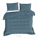 Pościel satynowa 160x200 NOVA 3 jednokolorowa gładka petrol - 3