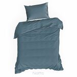 Pościel satynowa 160x200 NOVA 3 jednokolorowa gładka petrol - 4
