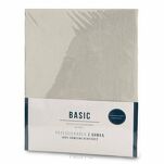 Prześcieradło z bawełny renforce z gumką 100x200 beżowe BASIC - 6