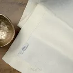 Nakładka 85x85 LILIAN kremowa wzór roślinny z nicią złotą wykończony listwą - 2