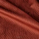 Zasłona na przelotkach 140x250 LILI welwetowa mahoniowa z wytłaczanym falującym wzorem - 9