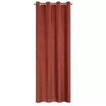 Zasłona na przelotkach 140x250 LILI welwetowa mahoniowa z wytłaczanym falującym wzorem - 15