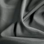 Zasłona na taśmie 140x175 RITA jednokolorowa grafitowa z miękkiej tkaniny - 3