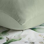 Pościel z mikrowłókna 220x200 VERANO 10 biała oliwkowa wzór kwiatowy Design 91 - 3