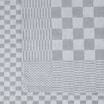 Komplet ścierek kuchennych 2x50x70 MAURO srebrne w kratkę z bawełny - 4