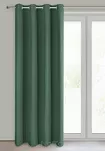 Zasłona gotowa na przelotkach 140x250 ADARI ciemna zieleń jednokolorowa z matowej tkaniny - 2