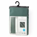 Zasłona gotowa na przelotkach 140x250 ADARI ciemna zieleń jednokolorowa z matowej tkaniny - 3