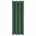 Zasłona gotowa na przelotkach 140x250 ADARI ciemna zieleń jednokolorowa z matowej tkaniny - 4