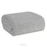 Koc 130x170 LISA srebrny wytłaczany z efektem 3D z kolekcji Design 91 - 4