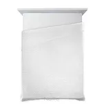 Narzuta 170x210 BONI 6 biała pikowana z mikrofibry botaniczny wzór liści - 4