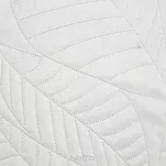 Narzuta 170x210 BONI 6 biała pikowana z mikrofibry botaniczny wzór liści - 5