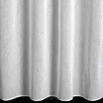 Zasłona na przelotkach 140x250 VESTA biała w stylu eko z błyszczącą nicią - 7