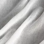 Zasłona na przelotkach 140x250 VESTA biała w stylu eko z błyszczącą nicią - 3