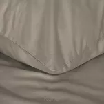 Pościel satynowa 160x200 NOVA 3 jednokolorowa gładka kawowa - 6