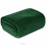 Koc jednokolorowy 150x200 SIMPLE 1 ciemna zieleń wyjątkowo miękki - 5