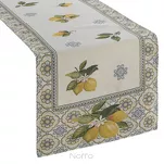 Bieżnik gobelinowy 45x140 009 naturalny z nadrukiem żółtych cytryn - 7
