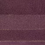 Ręcznik 50x90 NESSY bordowy z szeroką żakardową bordiurą  przetykaną metaliczną nicią 500 g/m2 - 3
