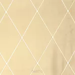 Zasłona gotowa na przelotkach 140x250 MARGO welwetowa Pierre Cardin beżowa zdobiona złotym haftem w romby - 2
