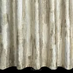 Zasłona gotowa na taśmie 140x270 ELLA welwetowa kremowa z metalicznym nadrukiem - 7