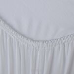 Prześcieradło z bawełny jersey 3 z gumką kremowe 240x220 - 2