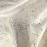 Zasłona na przelotkach 140x250 MALIA welwetowa kremowa z metalicznym nadrukiem - 3