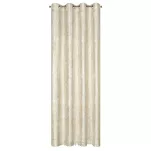 Zasłona na przelotkach 140x250 MALIA welwetowa kremowa z metalicznym nadrukiem - 11
