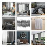 Zasłona na taśmie 140x270 ROSA welwetowa stalowa Design 91 - 12